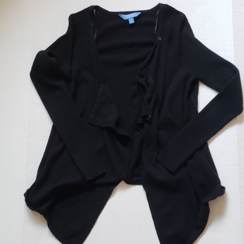 Simply Vera Long Sleeve Open Front Cardigan